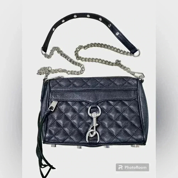 Rebecca Minkoff Mini M.A.C In Black Leather - Picture 6 of 8